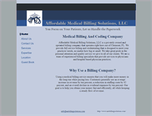 Tablet Screenshot of ambillingsolutions.com